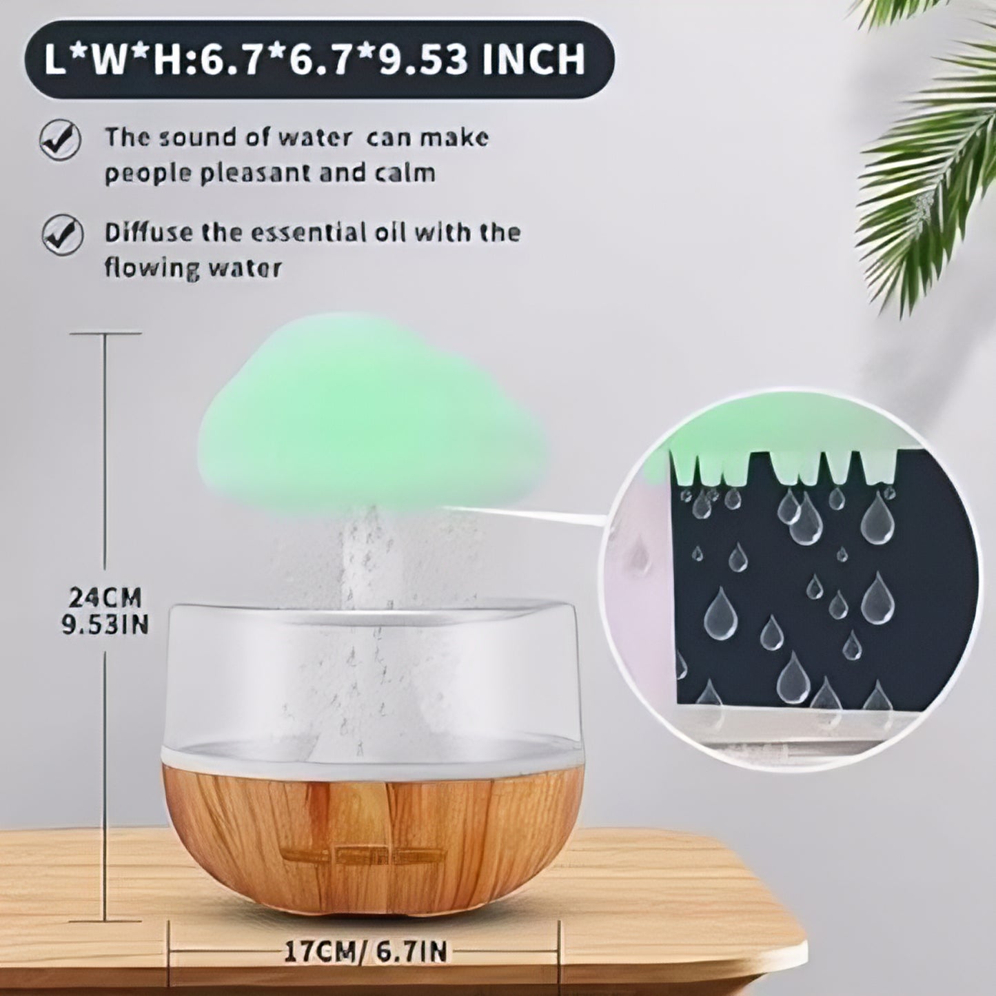 Cloud Rain Humidifier for Home + Office - PurifierMist