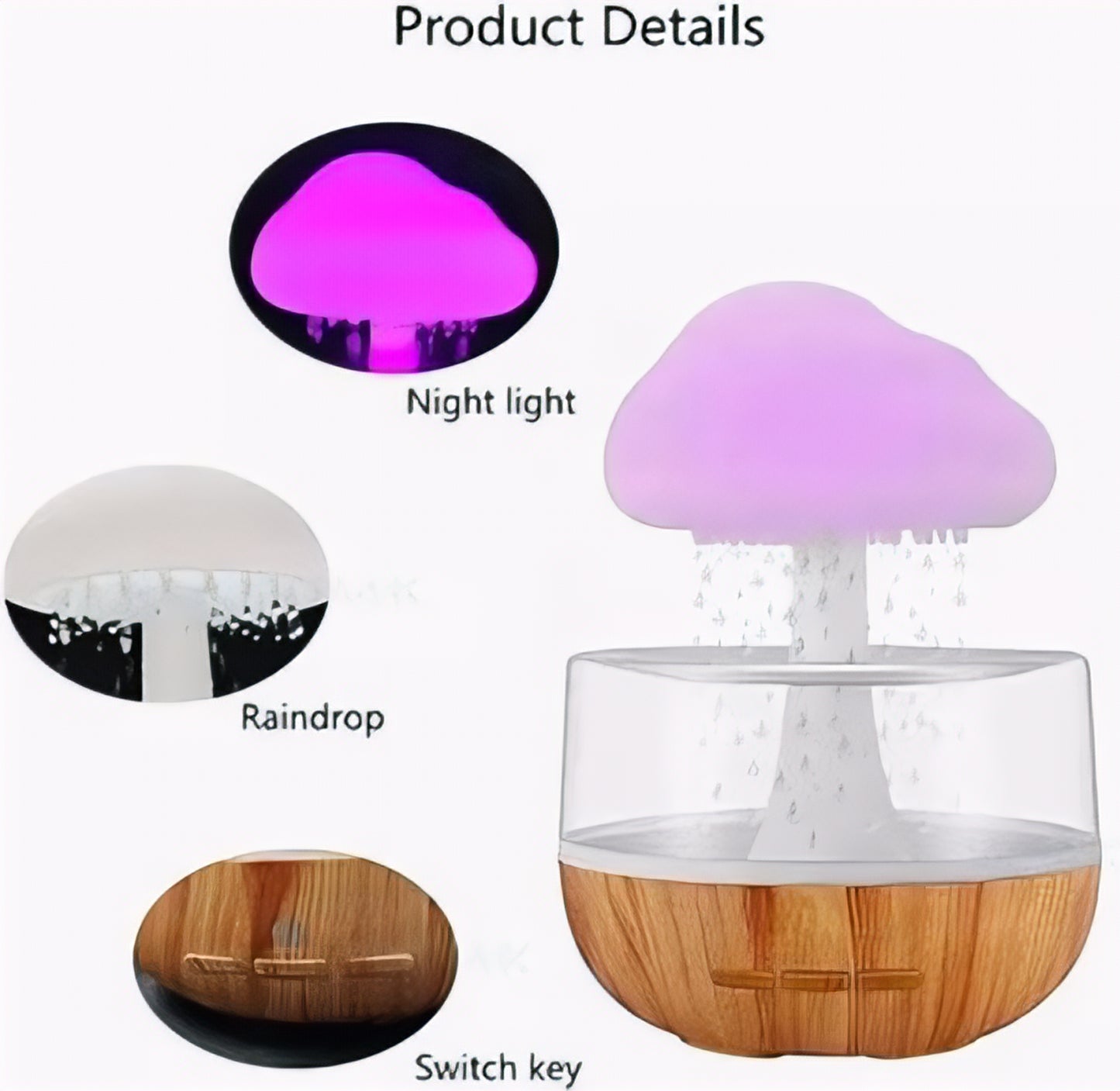 Cloud Rain Humidifier for Home + Office - PurifierMist